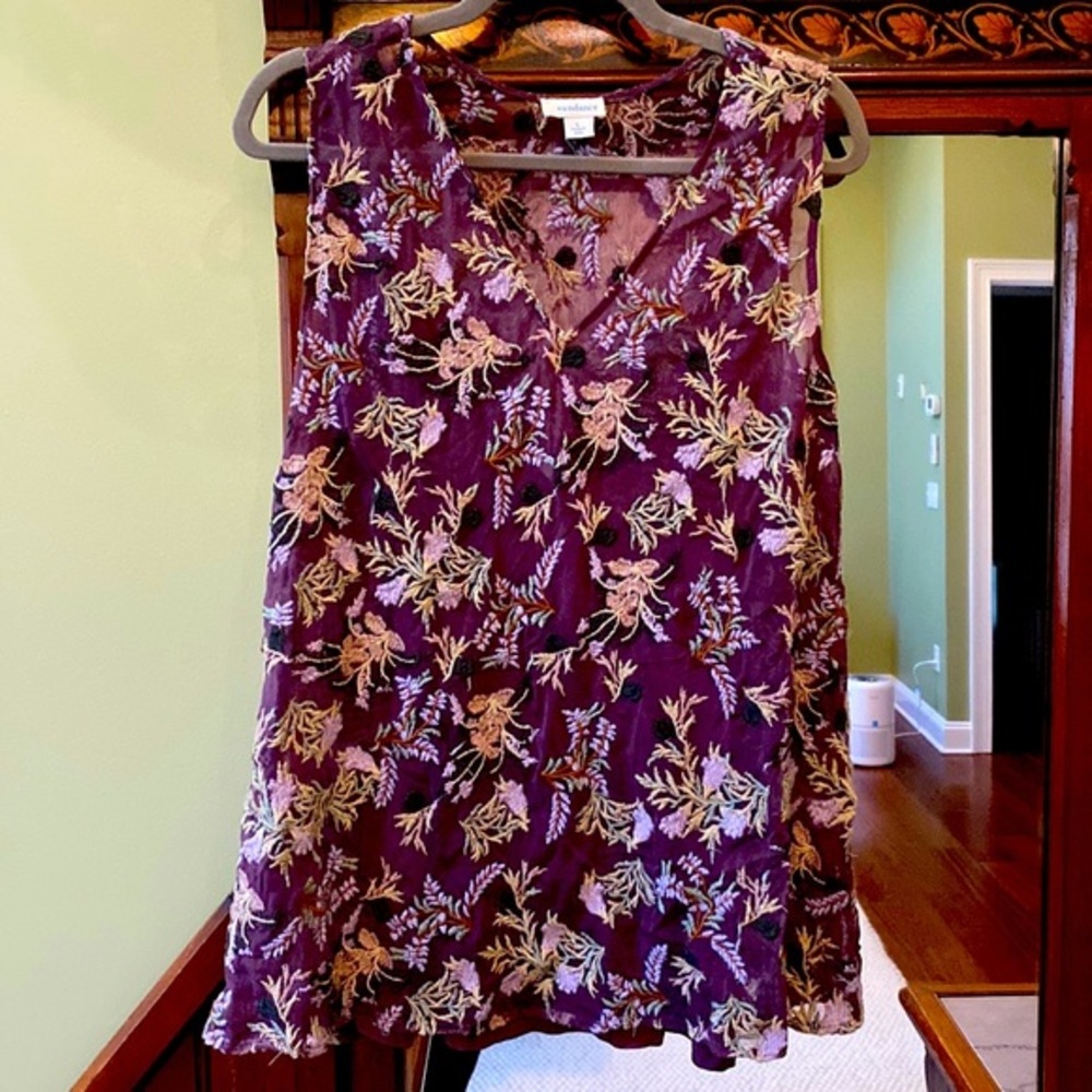 Sundance Beautiful Floral Sleeveless Top